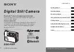 Sony Cyber-shot DSC-FX77 Operating Instructions Manual предпросмотр