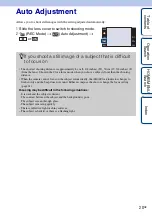 Preview for 20 page of Sony Cyber-shot DSC-G3 Handbook