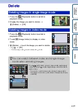 Preview for 42 page of Sony Cyber-shot DSC-G3 Handbook