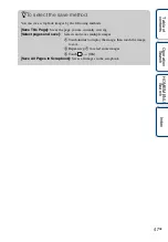 Preview for 47 page of Sony Cyber-shot DSC-G3 Handbook