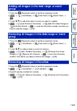 Preview for 103 page of Sony Cyber-shot DSC-G3 Handbook