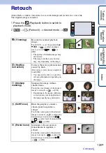 Preview for 106 page of Sony Cyber-shot DSC-G3 Handbook