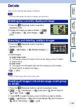 Preview for 110 page of Sony Cyber-shot DSC-G3 Handbook