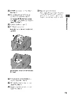 Предварительный просмотр 15 страницы Sony Cyber-Shot DSC-H1 User'S Manual / Troubleshooting