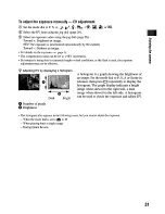 Предварительный просмотр 31 страницы Sony Cyber-Shot DSC-H1 User'S Manual / Troubleshooting