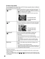 Предварительный просмотр 32 страницы Sony Cyber-Shot DSC-H1 User'S Manual / Troubleshooting