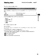 Предварительный просмотр 43 страницы Sony Cyber-Shot DSC-H1 User'S Manual / Troubleshooting