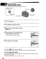 Предварительный просмотр 50 страницы Sony Cyber-Shot DSC-H1 User'S Manual / Troubleshooting