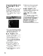 Предварительный просмотр 74 страницы Sony Cyber-Shot DSC-H1 User'S Manual / Troubleshooting