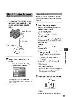 Предварительный просмотр 77 страницы Sony Cyber-Shot DSC-H1 User'S Manual / Troubleshooting