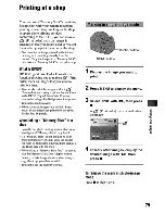 Предварительный просмотр 79 страницы Sony Cyber-Shot DSC-H1 User'S Manual / Troubleshooting