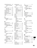 Предварительный просмотр 105 страницы Sony Cyber-Shot DSC-H1 User'S Manual / Troubleshooting