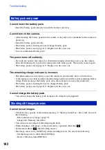 Preview for 102 page of Sony Cyber-shot DSC-H10 Handbook