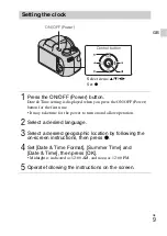 Предварительный просмотр 9 страницы Sony Cyber-shot DSC-H100 Instruction Manual