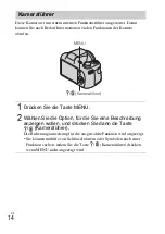 Предварительный просмотр 122 страницы Sony Cyber-shot DSC-H100 Instruction Manual