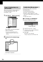 Preview for 76 page of Sony Cyber-shot DSC-H2 User'S Manual / Troubleshooting