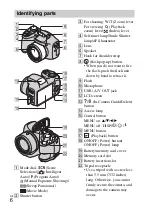 Предварительный просмотр 6 страницы Sony Cyber-shot DSC-H200 Instruction & Operation Manual