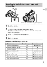 Предварительный просмотр 7 страницы Sony Cyber-shot DSC-H200 Instruction & Operation Manual