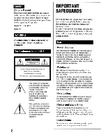 Preview for 2 page of Sony Cyber-shot DSC-H50 Instruction Manual