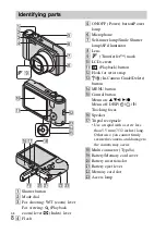 Предварительный просмотр 8 страницы Sony Cyber-shot DSC-H70 Instruction & Operation Manual