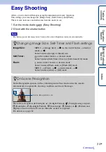 Предварительный просмотр 24 страницы Sony Cyber-shot DSC-HX1 Handbook