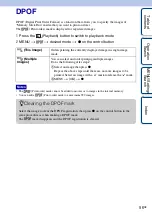 Предварительный просмотр 96 страницы Sony Cyber-shot DSC-HX1 Handbook