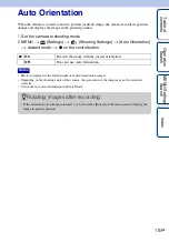 Предварительный просмотр 104 страницы Sony Cyber-shot DSC-HX1 Handbook