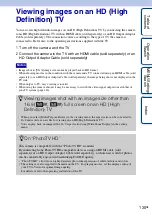 Предварительный просмотр 130 страницы Sony Cyber-shot DSC-HX1 Handbook