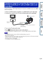 Предварительный просмотр 131 страницы Sony Cyber-shot DSC-HX1 Handbook