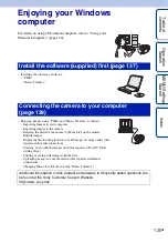 Предварительный просмотр 135 страницы Sony Cyber-shot DSC-HX1 Handbook