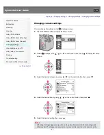 Предварительный просмотр 185 страницы Sony CYBER-SHOT DSC-HX100 User Manual