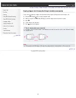 Предварительный просмотр 84 страницы Sony Cyber-shot DSC-HX20 User Manual