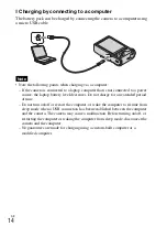 Предварительный просмотр 14 страницы Sony Cyber-shot DSC-HX20V Instruction Manual