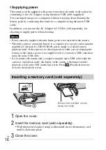 Предварительный просмотр 16 страницы Sony Cyber-shot DSC-HX20V Instruction Manual