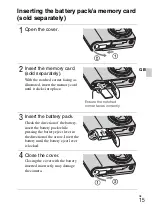 Предварительный просмотр 15 страницы Sony Cyber-shot DSC-HX3 Instruction Manual