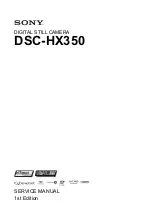 Preview for 1 page of Sony Cyber-shot DSC-HX350 Service Manual