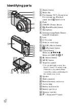 Предварительный просмотр 12 страницы Sony Cyber-shot DSC-HX5 Instruction Manual