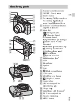 Предварительный просмотр 9 страницы Sony Cyber-shot DSC-HX50 Instruction & Operation Manual