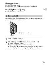 Предварительный просмотр 21 страницы Sony Cyber-shot DSC-HX50 Instruction & Operation Manual