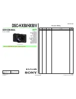 Sony Cyber-shot DSC-HX50 Service Manual предпросмотр