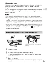 Предварительный просмотр 13 страницы Sony Cyber-shot DSC-HX7 Instruction Manual