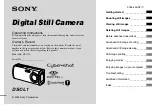 Предварительный просмотр 1 страницы Sony Cyber-shot DSC-L1 Operating Instructions Manual