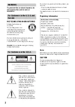 Предварительный просмотр 2 страницы Sony Cyber-shot DSC-M2 User'S Manual / Troubleshooting