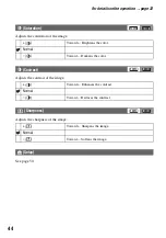 Предварительный просмотр 44 страницы Sony Cyber-shot DSC-M2 User'S Manual / Troubleshooting