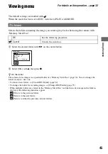 Предварительный просмотр 45 страницы Sony Cyber-shot DSC-M2 User'S Manual / Troubleshooting