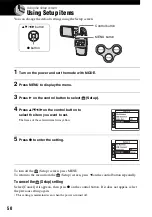 Предварительный просмотр 50 страницы Sony Cyber-shot DSC-M2 User'S Manual / Troubleshooting