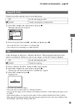 Предварительный просмотр 55 страницы Sony Cyber-shot DSC-M2 User'S Manual / Troubleshooting