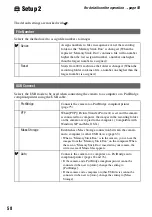 Предварительный просмотр 58 страницы Sony Cyber-shot DSC-M2 User'S Manual / Troubleshooting