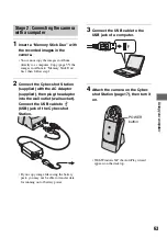 Предварительный просмотр 63 страницы Sony Cyber-shot DSC-M2 User'S Manual / Troubleshooting