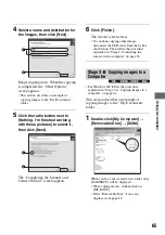 Предварительный просмотр 65 страницы Sony Cyber-shot DSC-M2 User'S Manual / Troubleshooting